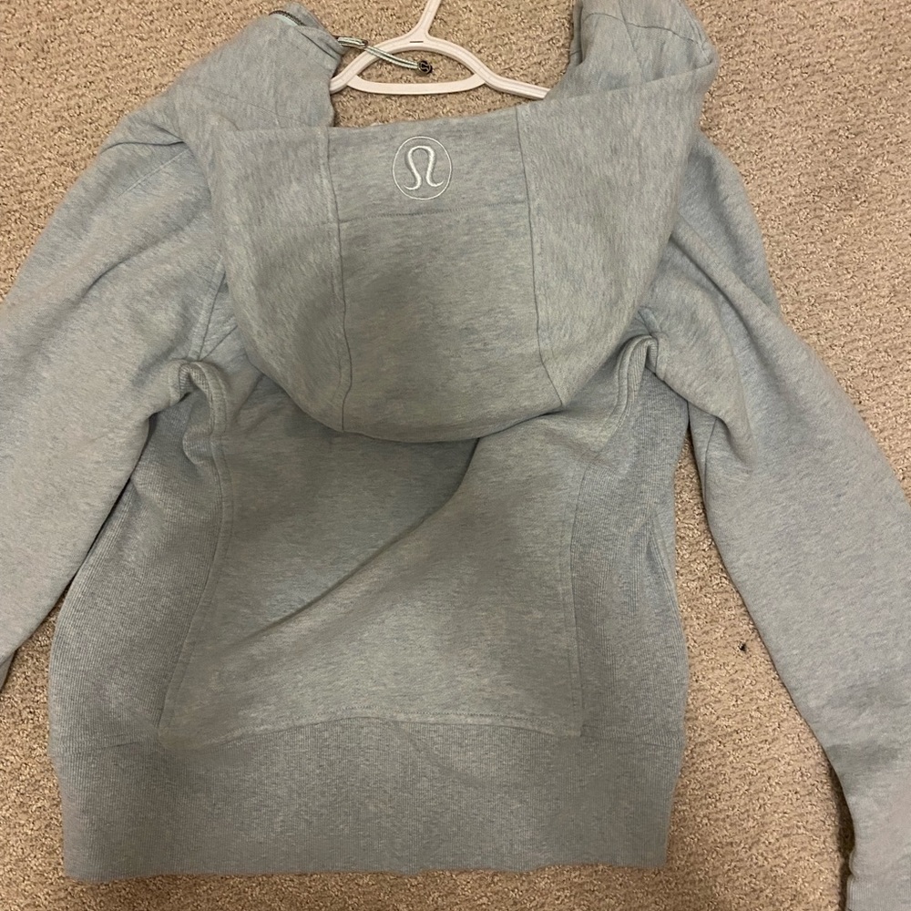 light blue lululemon scuba jacket